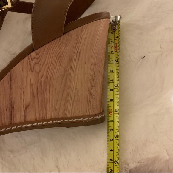 Summer sandals:  Leather Wedges size 41 sa… - Picture 7 of 12